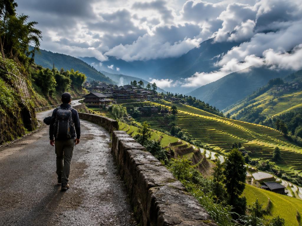 Terraced fields in Yunnan